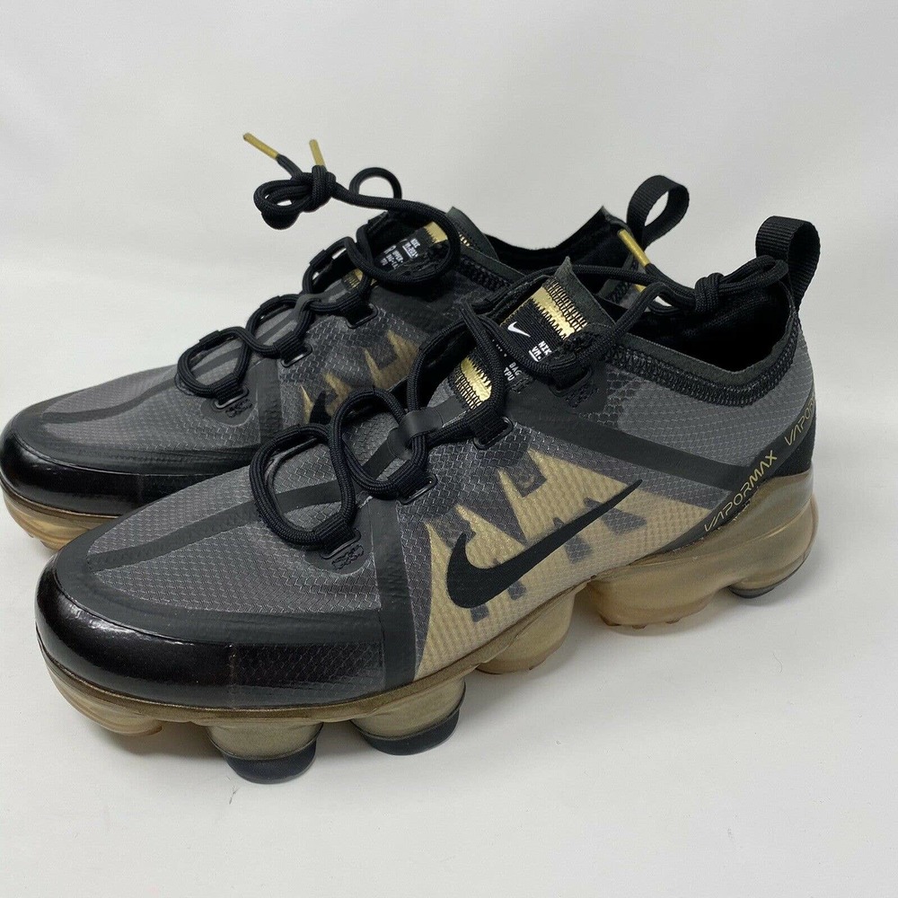 9W 7Y Nike Air VaporMax 2019 Black Gold New